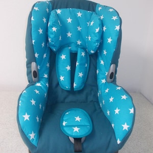 カバー メーカー Maxi-Cosi および Britax Römer のさまざまなチャイルドシート用の交換用カバー。説明にはすべての座席がリストされています。