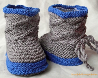 Babyschuhe, Babystiefel,gestrickt