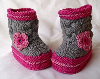 Babystiefel,gestrickt