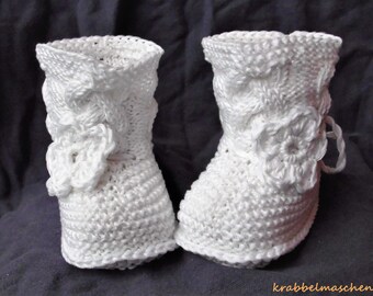 Babystiefel,gestrickt