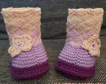 Babyschuhe, Babystiefel,gestrickt