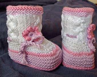 Babystiefel,gestrickt