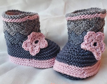 Babyschuhe, Babystiefel,gestrickt