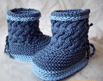 Babyschuhe, Babystiefel,gestrickt