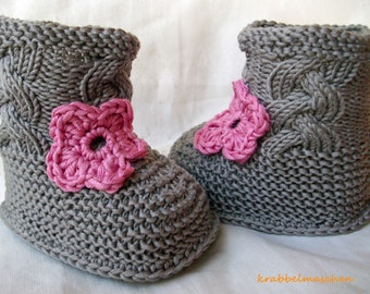 Babyschuhe, Babystiefel,gestrickt