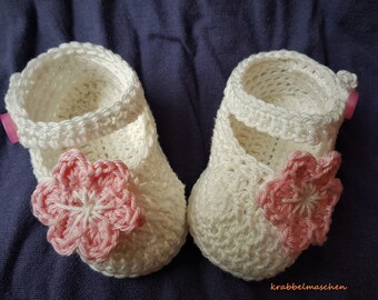 Babyballerina, gehäkelt, Babyschuhe