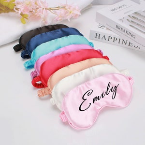 Custom Sleep Eye Mask,Sleepover party eye masks,Bachelor Party Gift, Custom Satin Eye Mask, Personalized Wedding Favor