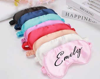 Custom Sleep Eye Mask,Sleepover party eye masks,Bachelor Party Gift, Custom Satin Eye Mask, Personalized Wedding Favor