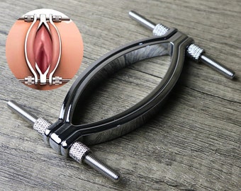 Adjustable Pussy Clamp Labia Clip Bondage BDSM Fetish Play(Stock in USA)