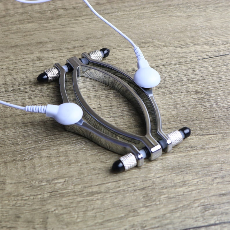 Female Estim Electrode Adjustable Labia Clamp Bipolar Unit Etsy