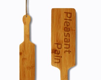 Customizable Spanking Paddle Bondage Wood Paddle Personalized Laser Carvings