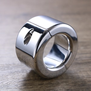 1pc Metal Magnet Penis Rings, Scrotum Weights, Exercise, Bondage, Male Sex  Toys