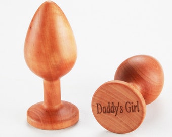 Wooden Anal Plug,Personalization Butt Plug,Anal Sex Play for Men and Women