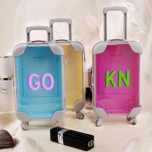 Benutzerdefinierter Name Mini-Koffer, Mädchen Reise Mini-Koffer, Partygeschenke, Kater-Recovery-Kit, Mini-Reise-Kit, benutzerdefinierter Mini-Koffer mit Logo