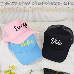 Custom Baseball Cap,Trucker Hat,Custom Name Hat,Mesh Trucker Hat,Baseball Caps For Women Men,Gift For Bachelorette Party,Mother&#39;s Day Gift