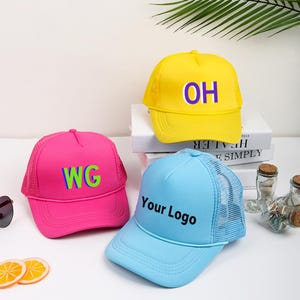Custom Trucker Hat,Bride Squad Cap,Personalized Trucker Hat,Team Fun Hat,Group Tracker Hats,Bachelorette Party Hats,Accepting Logo Custom