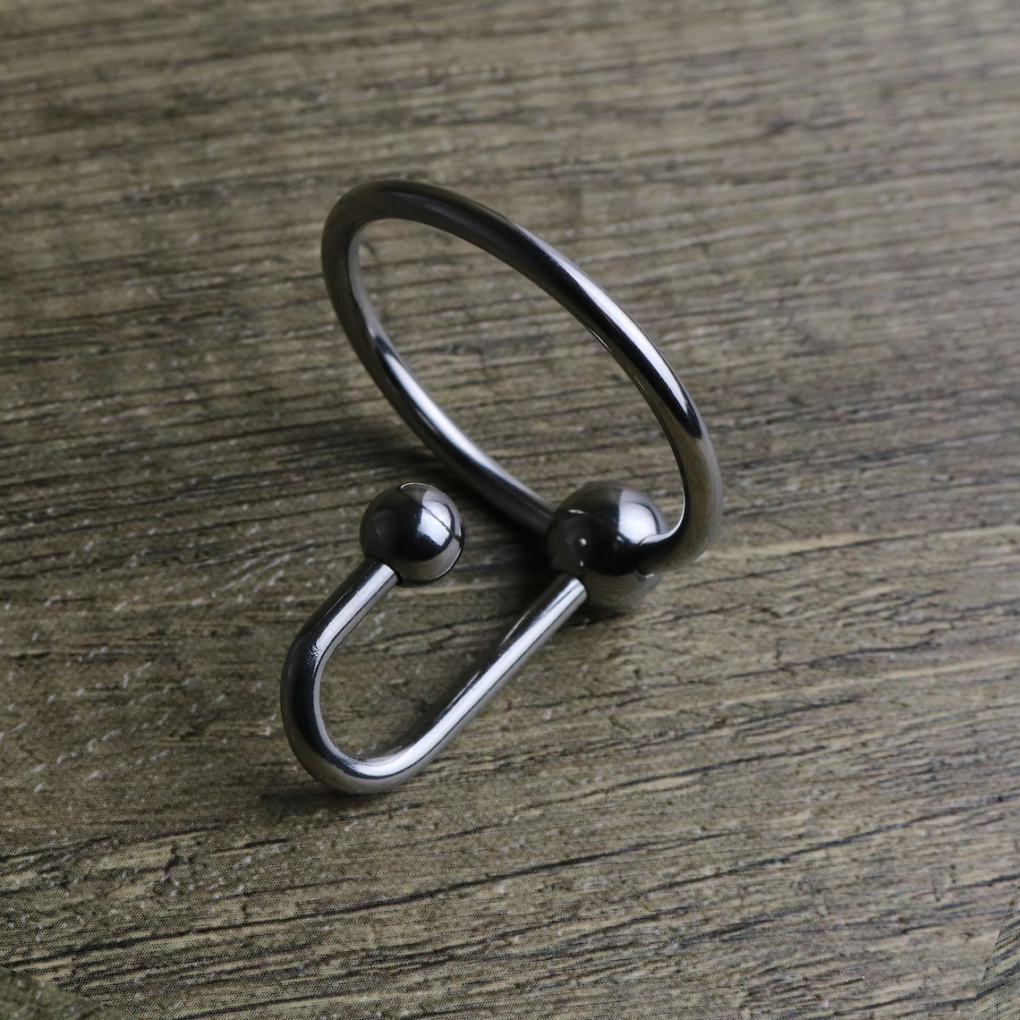 Stainless Steel Urethral Plug With Glans Ring Etsy