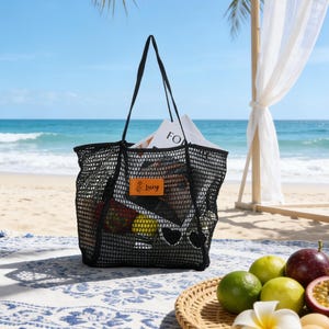 Benutzerdefinierte Strandtasche, Rosa Sommer Schwimmen Aufbewahrungstasche, Hochzeit Brautjungfer Geschenk, Geburtstagsgeschenk Bild 2