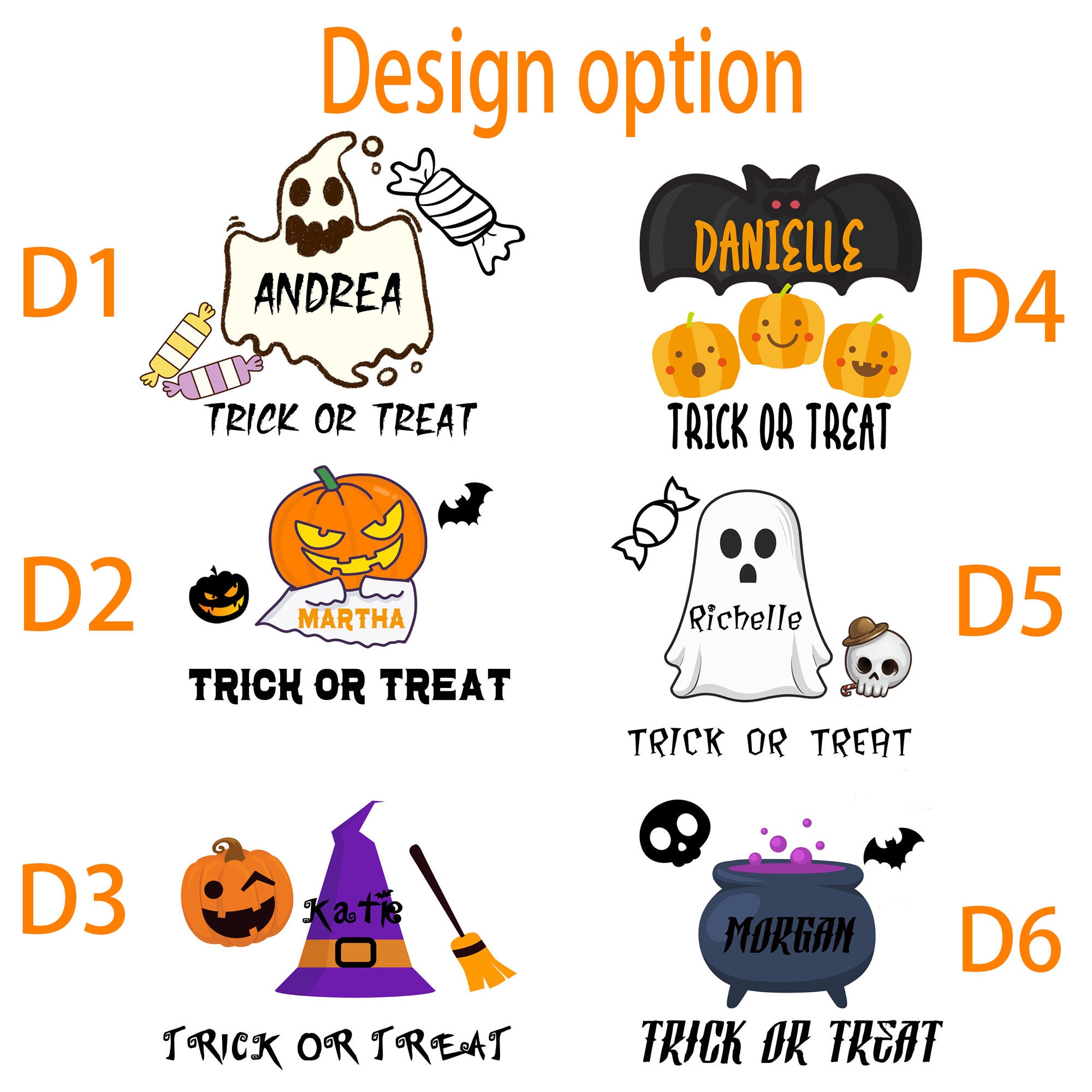 Custom Halloween Bag for Trick or Treat，Personalized, Halloween Basket,  Present Gift for Kids，Halloween Treat Bags