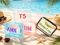 Personalized Monogram Clear PVC Pool And Beach Bag, Custom Initial Wet Dry Organizer, Bridesmaid Gifts, Bachelorette Party Favors product logo