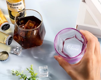 Personalized Wine Glass,Custom Wine Tumbler With Name,Engraved Cup,Wedding Gift,Bachelorette Glass Cup,Bridesmaid Proposal Gift,Party Favor