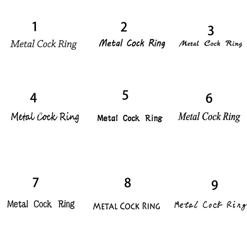 Stainless Steel Cock Ring,Penis Ring,Dick Ring,Cockring for Men, Engraving,Made to Order,Customized image 2