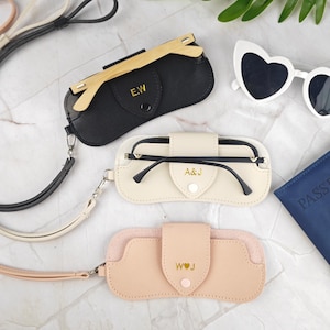 Étui à lunettes personnalisé,Boîte à lunettes de soleil personnalisée,Étui à lunettes portable de voyage,Boîte à lunettes souples,Cadeau d'anniversaire,Soirée de demoiselle d'honneur,Cadeau pour elle