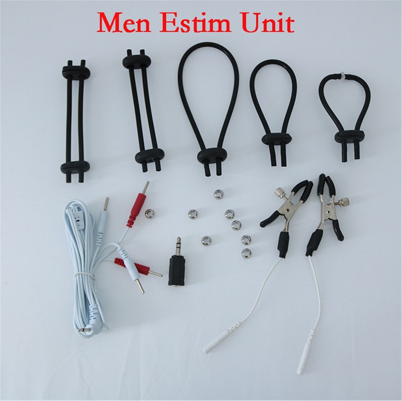 7 kind Male Estim Accessories Set Electrosex Gear Electrode Etsy