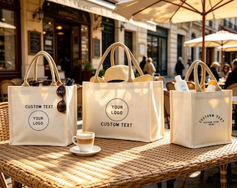 Borsa tote personalizzata con logo, borsa personalizzata per grandi quantitativi, regalo aziendale con logo, borsa tote personalizzata con marchio, borsa per eventi aziendali