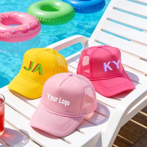 Custom Trucker Hat,Bride Squad Cap,Personalized Trucker Hat,Team Fun Hat,Group Tracker Hats,Bachelorette Party Hats,Accepting Logo Custom