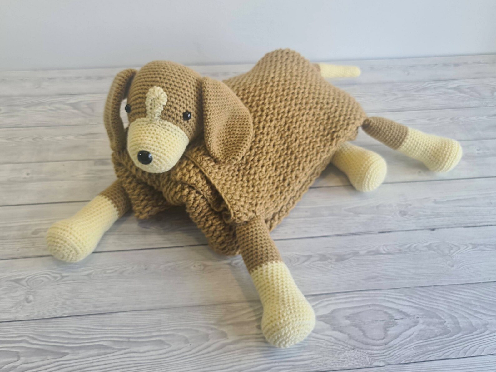 3in1 Beagle Dog Folding Baby Blanket Crochet Pattern Etsy UK