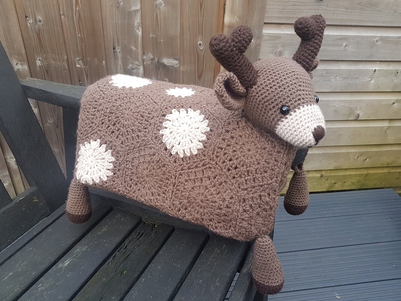 3 in 1 Decorative Woodland Deer Toy Baby Pram Security Blanket Etsy UK