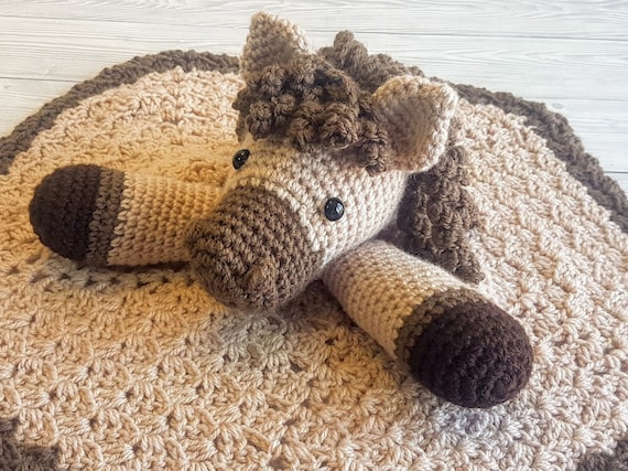 Crochet horse baby blanket pattern hotsell
