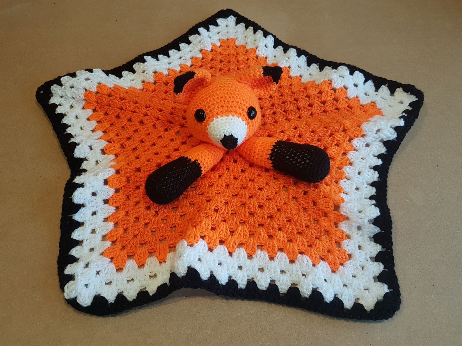 Fox Baby Blanket & Fox Lovey Baby Shower Set CROCHET PATTERN Etsy UK