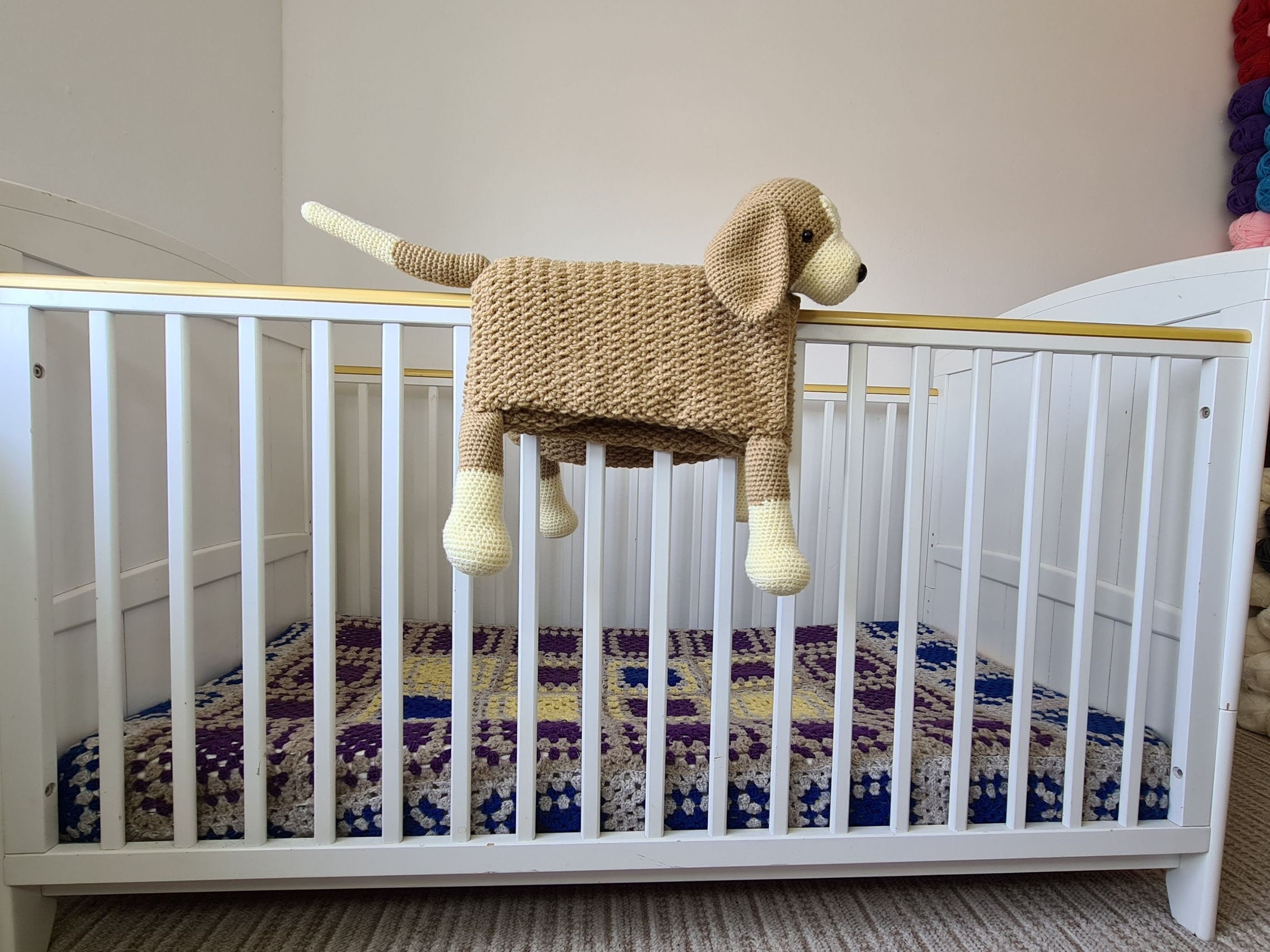 3in1 Beagle Dog Folding Baby Blanket Crochet Pattern Etsy UK