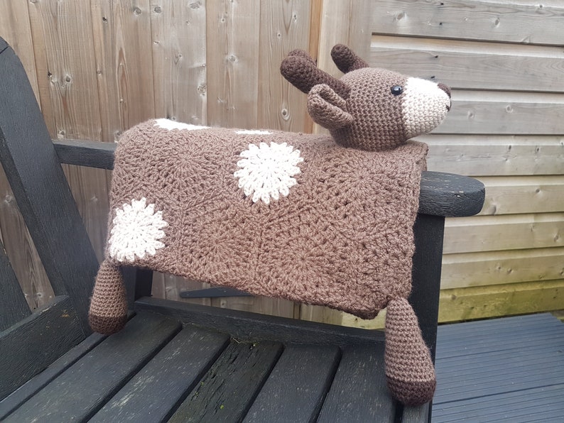 3 in 1 Decorative Woodland Deer Toy Baby Pram Security Blanket Etsy UK