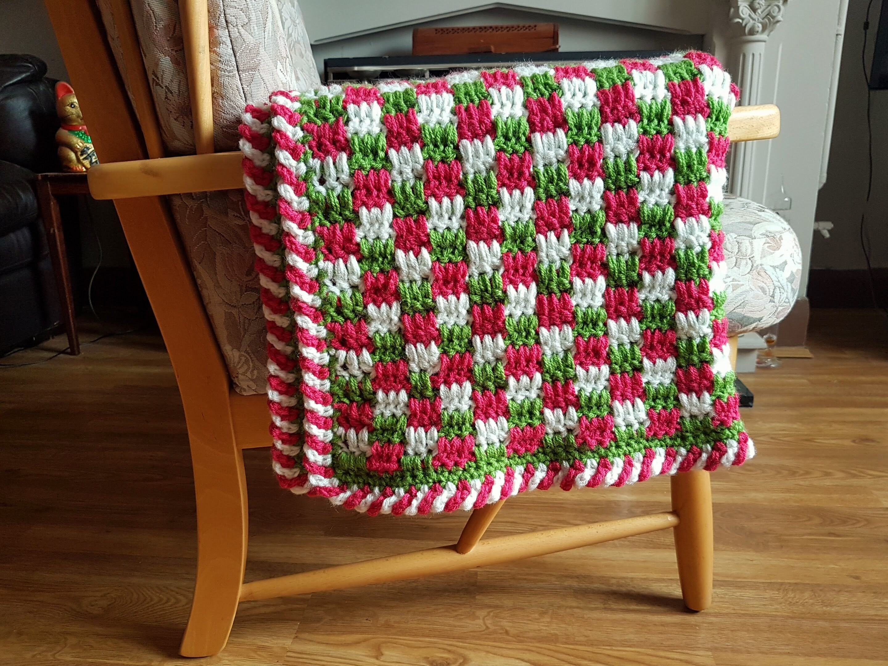Baby's first christmas blanket crochet pattern deals