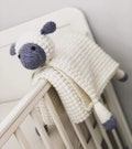 3in1 Cuddly Farm Sheep Folding Baby Blanket Crochet Pattern | Pram Toy Security Blanket Lovey | Lamb Baby Shower Gift For Boy & Girl Present