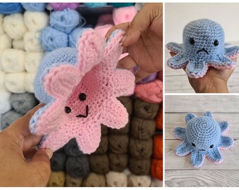 Amigurumi Pulpito Reversible Gratis A Crochet Pulpo Pulpitos