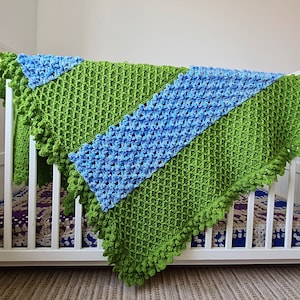 Trellis Flowers Baby Blanket Lapghan Crochet Pattern | Flower Blanket Baby Shower Gift Summer Crochet Afghan Birthday Baby Gift Christmas