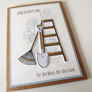 Geburtstagskarte Glückwunschkarte Mann