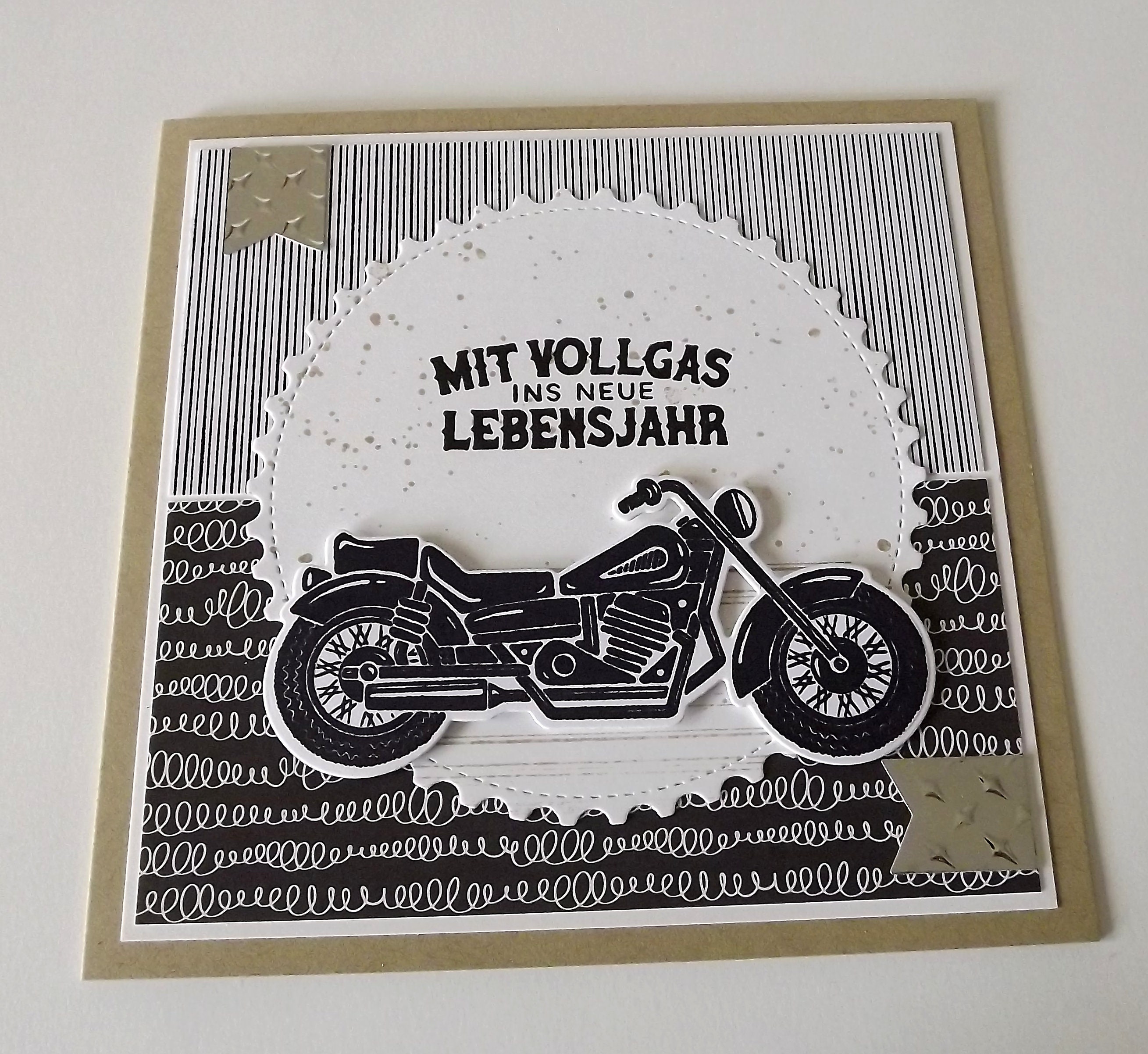 Geburtstagskarte Glückwunschkarte Motorrad Mann Etsy.de