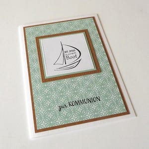 Karte zur Kommunion Glückwunschkarte