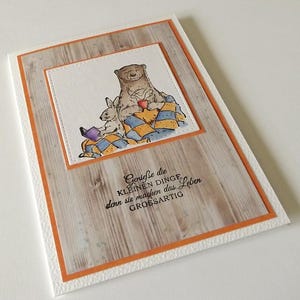 Grußkarte Freundschaft Freunde