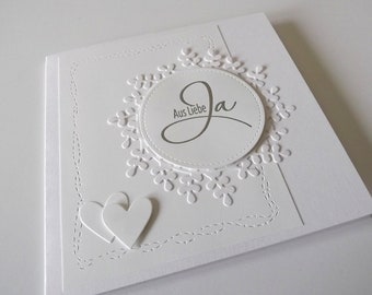 Card for the wedding - congratulations card wedding card