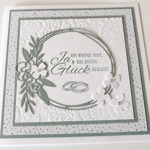 Glückwunschkarte Hochzeit