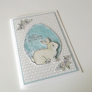 Osterkarte Osterhase