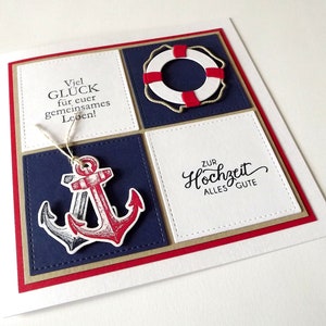 Hochzeit maritim Hochzeitskarte