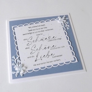 Karte zur Hochzeit Glückwunsch Karte