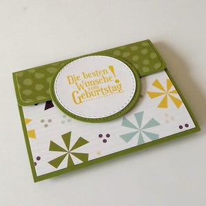 Geldgeschenk Karte Geburtstag Scheckkartenformat